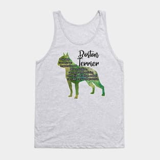 Boston Terrier Tank Top